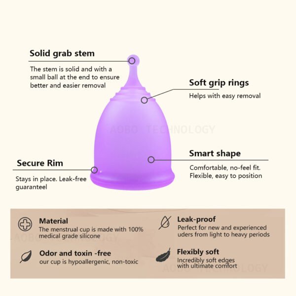 Feminy Menstrual Cup - International FDA Certified. - Image 3
